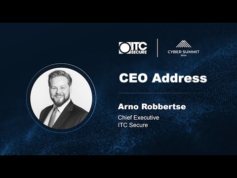 CEO Address - Arno Robbertse, ITC Secure - YouTube
