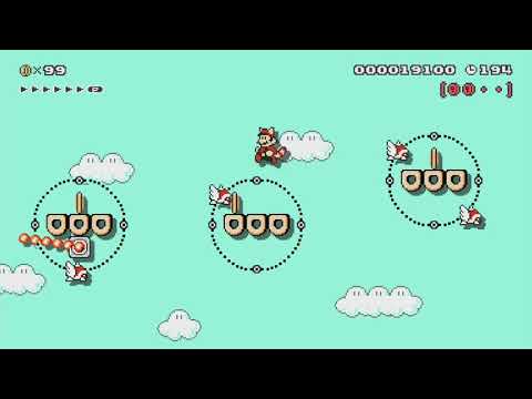 6-1 Rickety Cliffs by Farts R Us - Super Mario Maker - No Commentary 1bm
