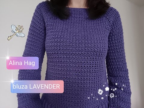 bluza LAVENDER (crochet blouse)