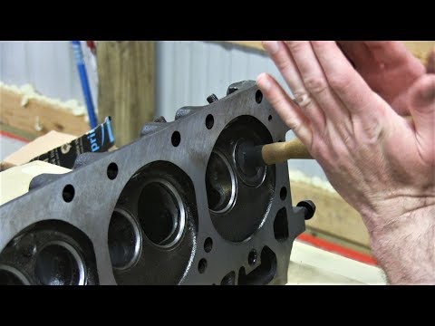 Mopar 440 Engine Build Part 12 - Hand Lapping Valves & Block Prep