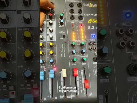 studiomaster mixer testing without amplifier#Mr.service