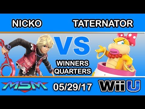 MSM 99 - FAD | Nicko (Shulk) Vs. Ronin | Taternator (Wendy) Winners Quarters - Smash Wii U