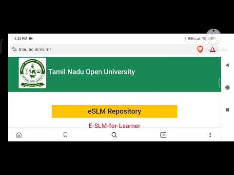 TNOU eSLM Published Today Update!!