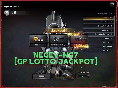 CROSSFIRE PH: Winning GP LOTTO GUNS [NEGEV-NG7] | WATCH 'TIL THE END!
