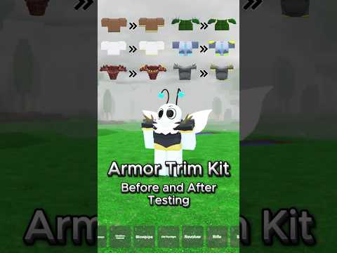 Armor Trim Kit Befor After Test 🛡 99 nights in the forest #99nightsintheforest #99nights #roblox