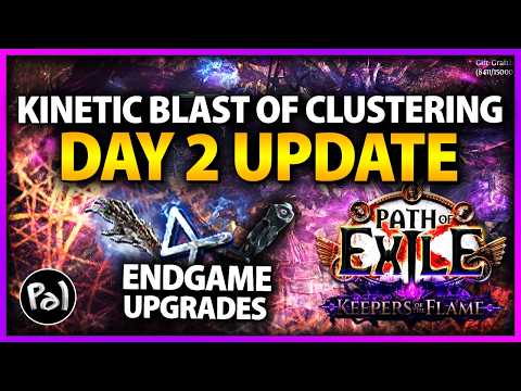 Kinetic Blast of Clustering Hierophant Day 2 Update | Wand Craft & Runegraft | Path of Exile 3.27