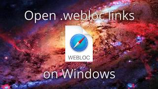 Open .webloc links on Windows - WeblocOpener v.1.4 update