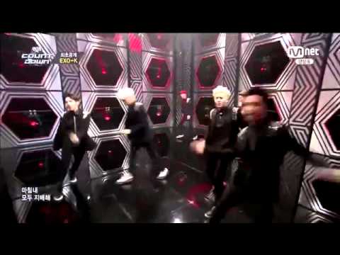 140508 엠카 EXO K #중독 Overdose HD