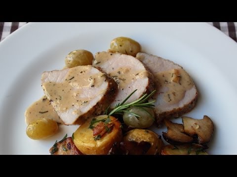Pork Recipe Fail - How Not to Make Roast Pork Loin with Rosemary & Grapes