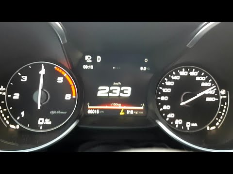 Alfa Romeo Giulia Veloce Q4 Diesel 2.2 - Vmax and 0-100 km/h