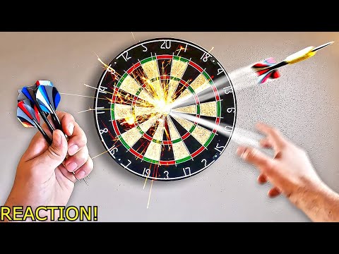 Playing Darts Reaction!