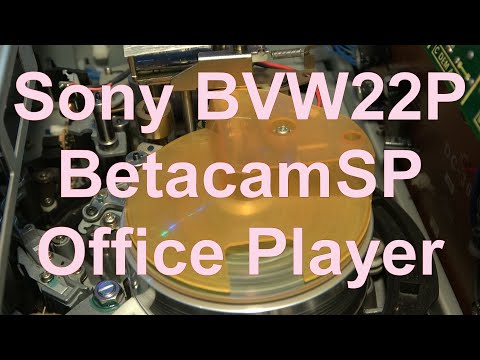 Sony BVW22P BetacamSP office player.