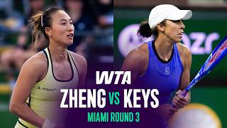  Zheng Qinwen Singkirkan Madison Keys, Melaju ke Babak 16 Besar Miami Open