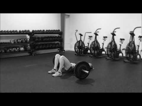 Barbell Hip Thrust on Floor