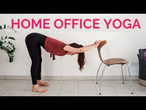 10 min HOME OFFICE YOGA BREAK | Full Body Stretch | Yoga without mat