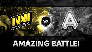 Amazing Battle by Na`Vi vs Alliance @ XMG Captains Draft Season 2