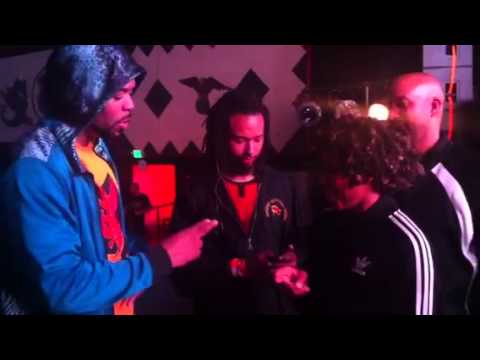 Aja Black learns the Wu-Tang handshake from Method Man