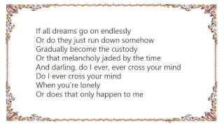 Cher - Do I Ever Cross Your Mind Lyrics