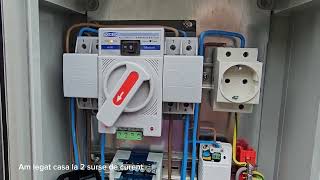 Am legat casa la 2 surse de curent