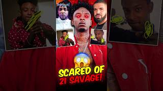 Why Rappers are SCARED of 21 SAVAGE! 😱 #Shorts