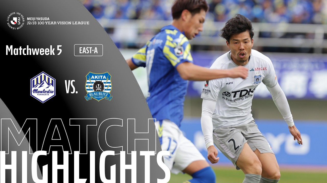 Montedio Yamagata vs Blaublitz Akita Highlights