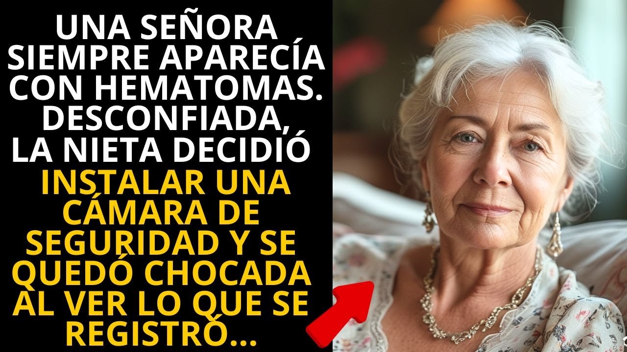 UNA SEÑORA SIEMPRE APARECÍA CON HEMATOMAS... INTRIGADA, LA NIETA DECIDIÓ INSTALAR UNA CÁMARA ...