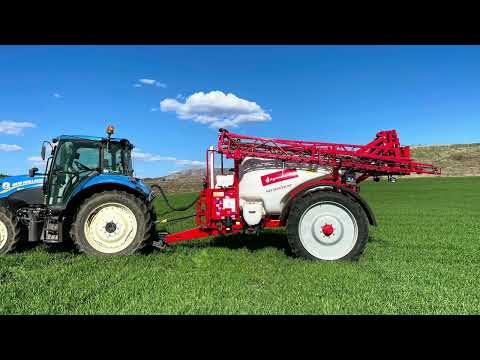 Пръскачка Agromehanika - AGS 2500 EN/HP-18 HP с GPS - настройка, зареждане и работа в реални условия