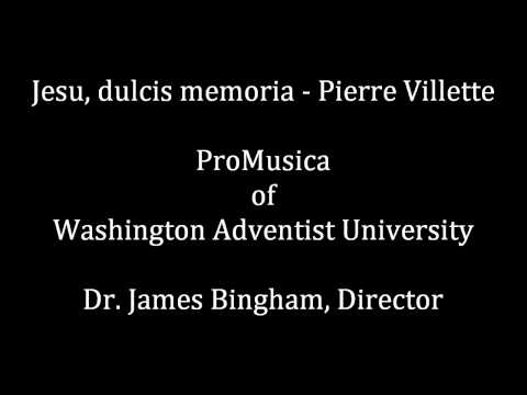 Jesu, dulcis memoria - Pierre Villette