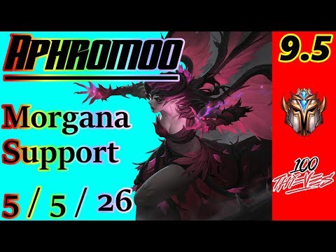 Aphromoo as NEW Morgana Support | S9 Patch 9.5 | NA Challenger | Full Gameplay