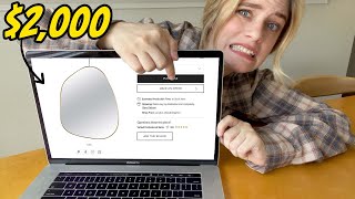 making that viral $2,000 curvy mirror for $20