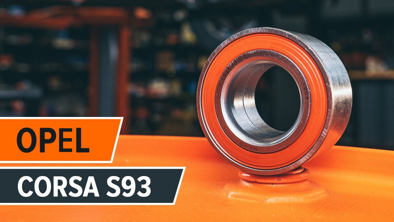 Byta hjullager fram på Opel Corsa S93 – utbytesguide