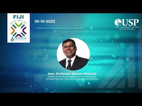 EWC23 - Welcoming Words: Hon. Professor Biman PRASAD, Deputy Prime Minister