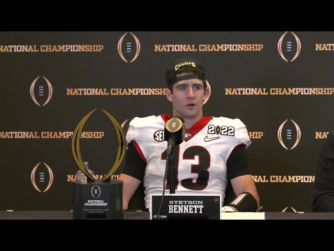 Georgia Football's Postgame National Championship Press Conference