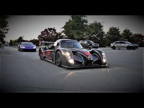 Insane race car drives road rally! Radical Rxc V6