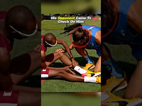 He even managed to win the bronze medal in Paris🤯 #highjump #olympics #track #sportsmanship