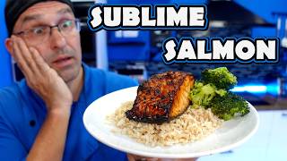 Complete Meal in One: Salmon, Broccoli & Rice with Ninja Combi!