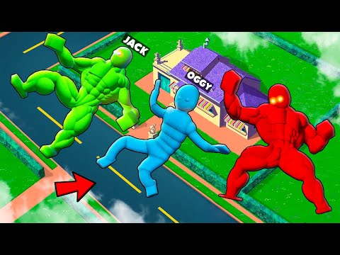 Npc War Among Oggy And Jack Team In Overgrowth