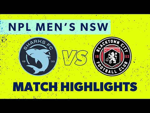 NPL Men's NSW Round 9 Highlights – Sutherland Sharks v Blacktown City