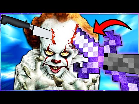 Making PENNYWISE Feel EXTREME PAIN! with HEROBRINE'S SWORD in MINECRAFT VR!