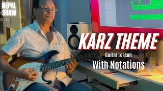 Download lagu Karz (1980) Theme Music Lesson | Indian Notation | Nepal Shaw mp3