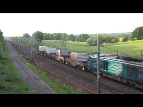 DRS 68027 & 68002 - 6K73 Nuclear Flasks, Charnock Richard 23.05.17