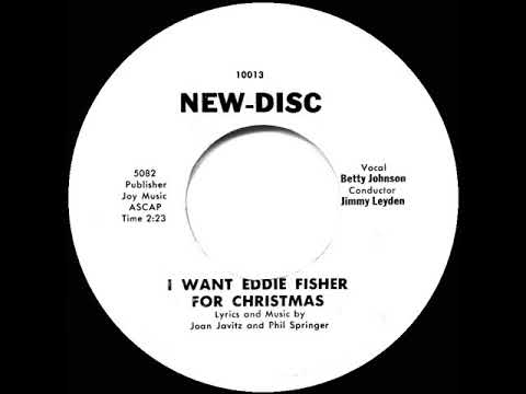 1954 Betty Johnson - I Want Eddie Fisher For Christmas