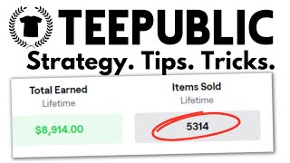 Teepublic Tips and Tricks to get More Sales 2023-24 (Print on Demand Business)