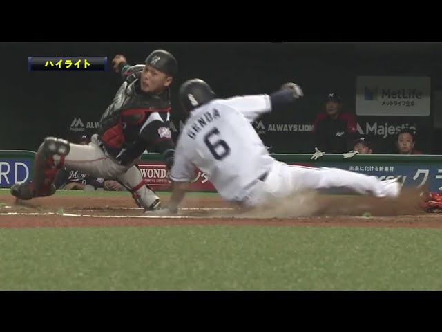 9/5 ライオンズ対マリーンズ ハイライト