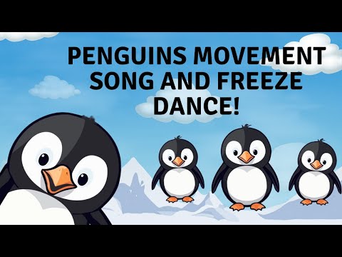 Penguins | Movement break song and freeze dance for kids and classrooms