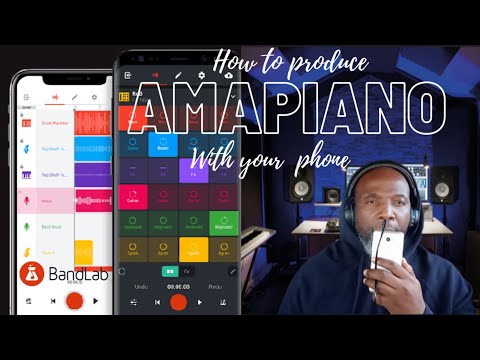 How to produce Amapioano with your phone on BandLab.