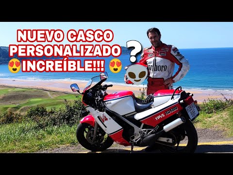 CASCO Moto Personalizable NZI Rekadista 😲😍 Vuelve la Yamaha RD500💪🏻🚀 Tras 8 meses parada