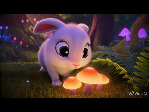 Bunny Finds a Glowing Mushroom 🍄✨ | Magical Forest Adventure
