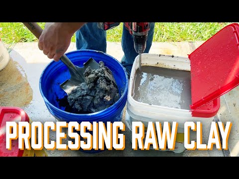 How To Process Raw Clay For Pottery