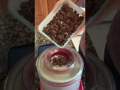 Adding cookies to ice cream